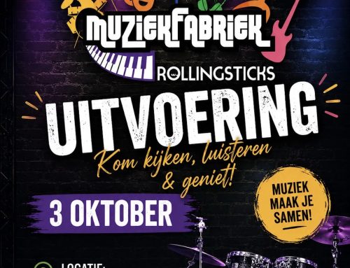 Muziekfabriek Rollingsticks uitvoering 3 oktober